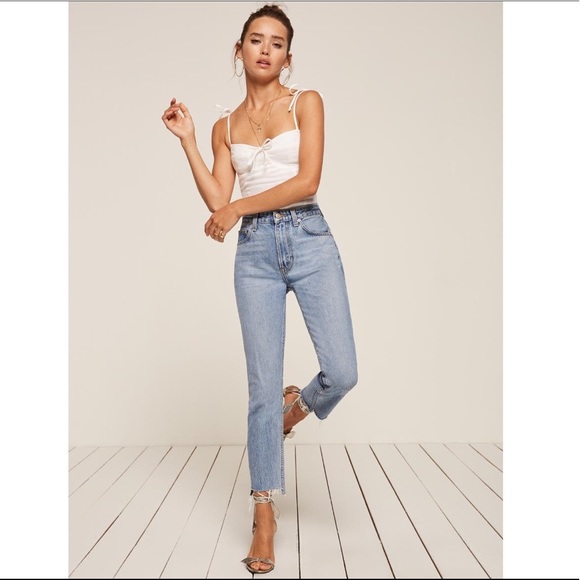 cargo work pants with reflective tape